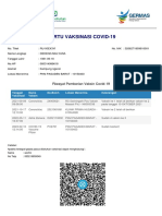 Kartu Vaksinasi Covid-19: Riwayat Pemberian Vaksin Covid-19