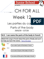 (507565) French For All - Week 12 - Parts of The Body