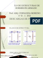 Calculo de Estructuras de Hormigon Armado Prof. Arq. Fernanda Moreno 6° H - I. 2021