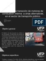 Análisis de La Transición de Motores de Combustión Interna A Otras Alternativas, en El Sector de Transporte Público