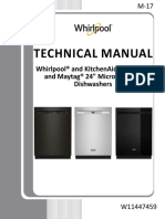 Technical Manual: Whirlpool® and Kitchenaid® Filtration and Maytag® 24" Microfiltration Dishwashers