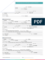 Planilla de Inscripción: Estudiante