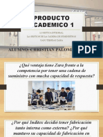 Producto Academico 1: Alumno: Christian Palomino Osorio