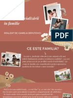 Condițiile Socializării În Familie