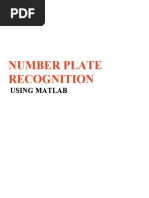 Number Plate Recognition