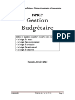 Support Gestion Budgetaire