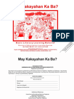 May Kakayahan Ka Ba?: Basic Literacy Learning Material