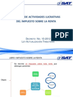 Decreto 10-2012generalidades - Del - ISR