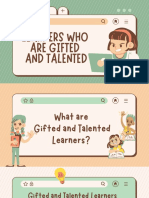 Learners Who Are Gifted and Talented: Lesson 01