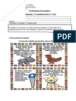 Evaluacion N°1 - Comprensión - 3°