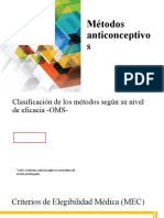 Métodos Anticonceptivo S