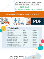 Báo Cáo Quản Lý Chất Lượng Thực Phẩm