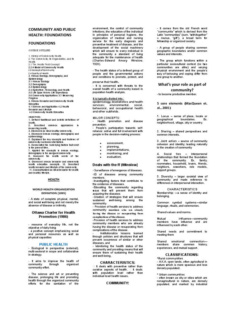 Foundation 1.1 PDF Health Care Public Health