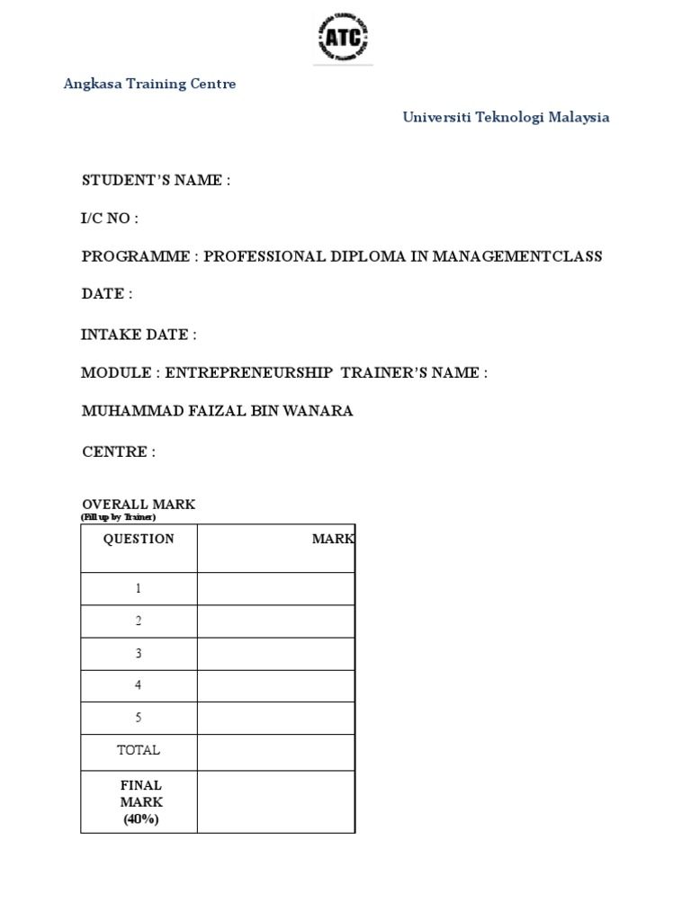 Untitled | PDF | Career & Growth | Business
