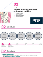 2.2 Solving Problems Controlling Extraneous Variables