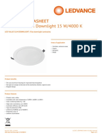 LED Value Slim Downlight 15 W 4000 K en