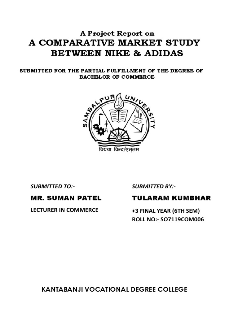 Nike Vs Adidas Pdf Sneakers Nike