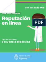 Reputación en Línea: Secuencia Didáctica