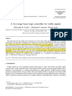 A Two-Stage Fuzzy Logic Controller For Tra C Signals: Mohamed B. Trabia, Mohamed S. Kaseko, Murali Ande