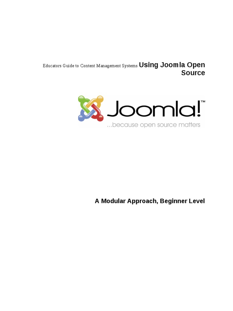 Joomla Manual | PDF | Joomla | Websites