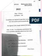 BSC Math Paper 2 Final Exam 2023