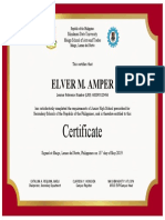 Certificate of Completion