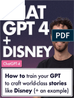 + Disney: How To Train Your GPT To Craft World-Class Stories Like Disney (+ An Example)