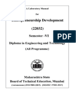 Entrepreneurship Development (22032)