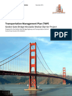 Transportation Management Plan (TMP) : Golden Gate Bridge Moveable Median Barrier Project