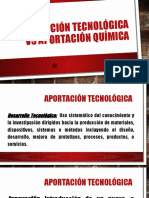 Aportación Tecnológica Vs Aportación Química