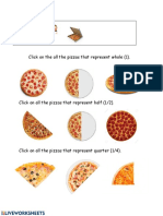Pizza Fractions Interactive Activity