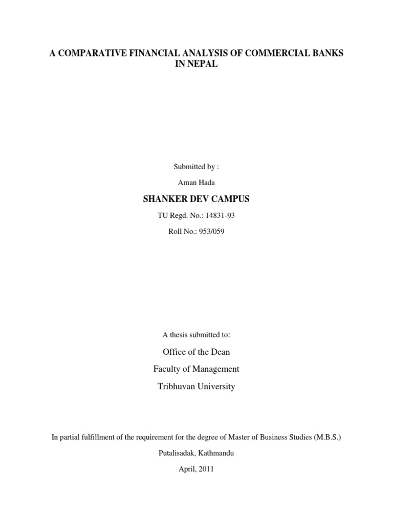 Financial Analysis of Nepal's Banks | PDF | Banks | Balance Sheet