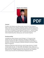 Biografi Presiden Jokowi