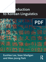 An Introduction To Korean Linguistics