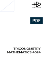 Trigonometry Mathematics 4024: Hassan Bin Obaid