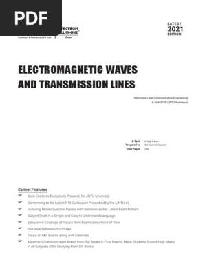 Electromagnetic Waves & Transmission Lines | PDF | Transmission