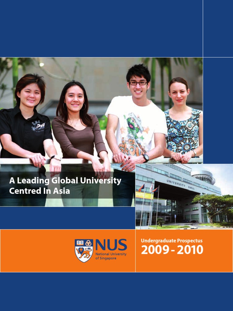 NUS Undergraduate Guide 2009-2010 | PDF | Academia | Cognition