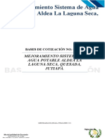 18891365@4. Bases de Cotizacion 1 Mejoramiento Sistema de Agua Potable Aldea La Laguna Seca