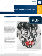 Electropneumatic Valves in Motor Cars: Technical Information