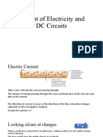 DC Circuits and Electric Current