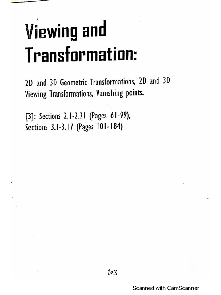 Transformation | PDF