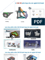 Lựa chọn phần mềm phù hợp cho các ngành kỹ thuật: Cad 3D