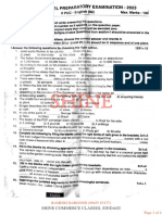 English Mangaluru Preparatory Exam Paper 2023 2nd PUC
