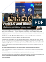 Web 3 and Blockchain
