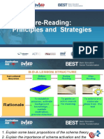 Before Reading (Principles and Strategies)