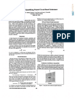 Identifying and Quantifying Printed Circuit Board Inductance