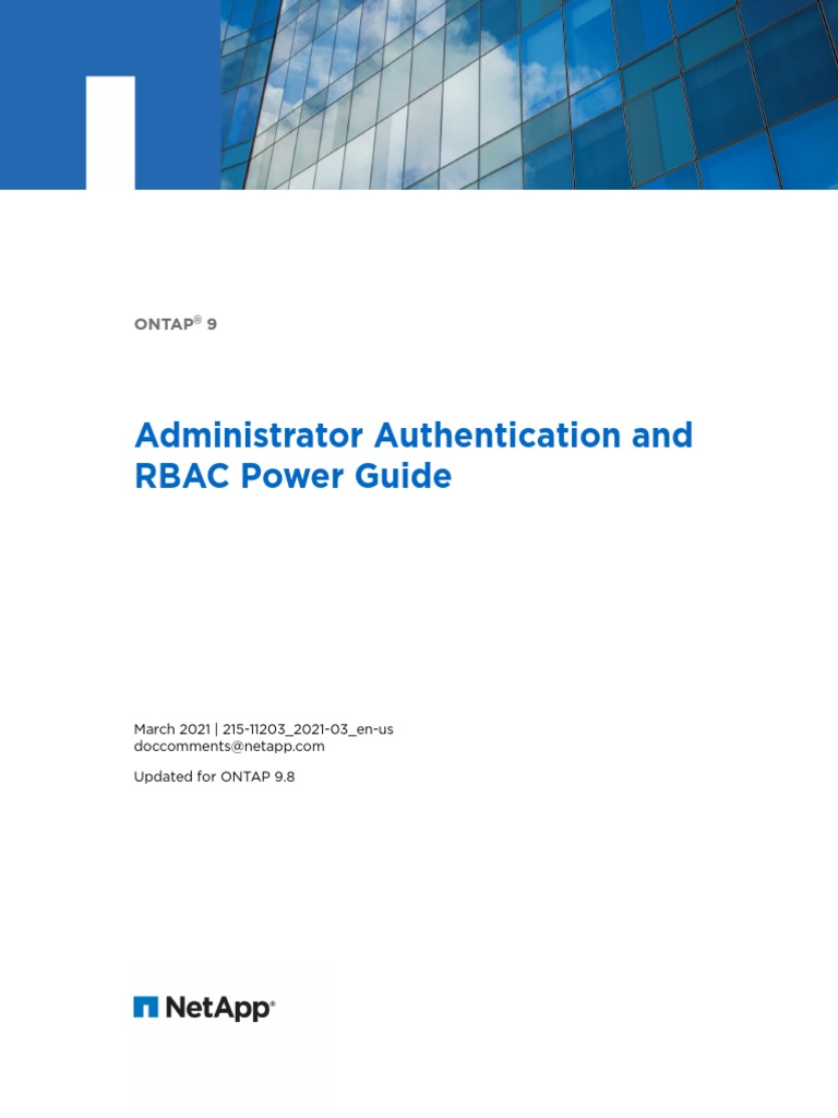 Administrator authentication and RBAC PDF Active Directory Public