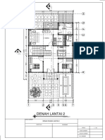 Denah Lantai 2: Teras Belakang lt1 KM/WC