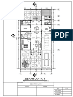 Denah Lantai 1: Teras Belakang KM/WC Art