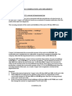 Practice 8: Business Combinations and Impairment Exercise 7.12 Impairment Loss For A CGU, Reversal of Impairment Loss